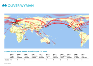 Boeing 787 Routes