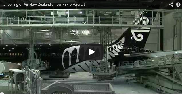 Unveiling of Air New Zealand’s New Boeing 787-9 Aircraft