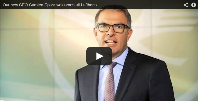 Our new CEO Carsten Spohr welcomes all Lufthansa customers