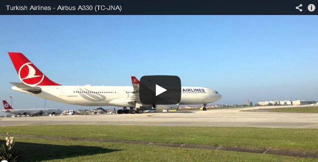 Turkish Airlines Airbus A330 (TC-JNA) – Preparing for take-off
