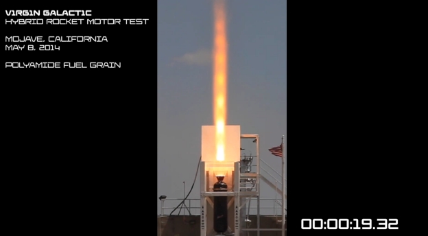 Virgin Galactic Hybrid Rocket Motor Test