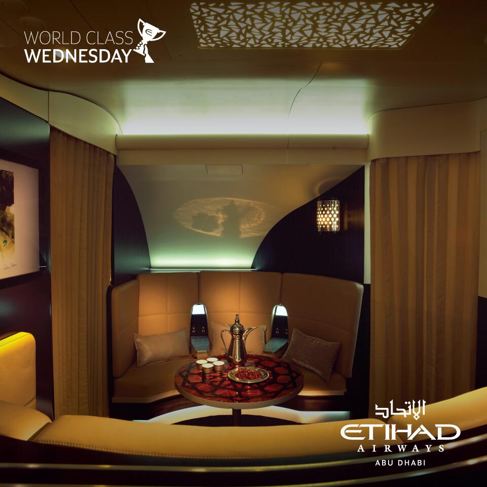 Etihad Airways’ Arabic Inspired Lobby on the Airbus A380