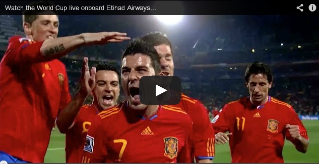 Watch the World Cup live onboard Etihad Airways with Sport24