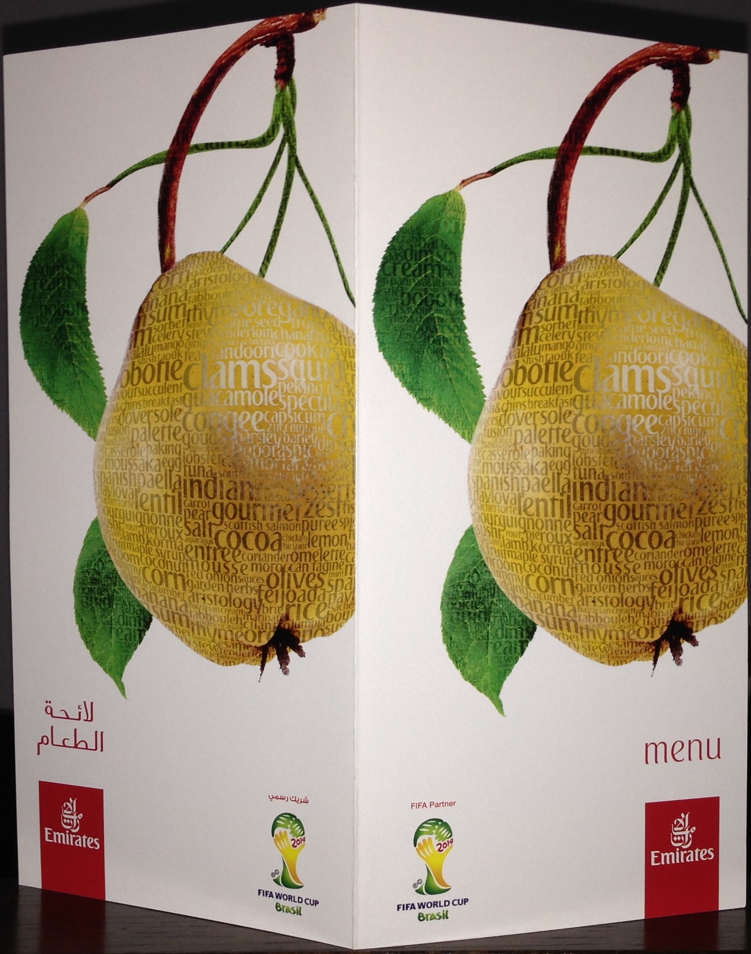 Emirates_Jakarta-Dubai_July 2014_Menu Card_Economy Class