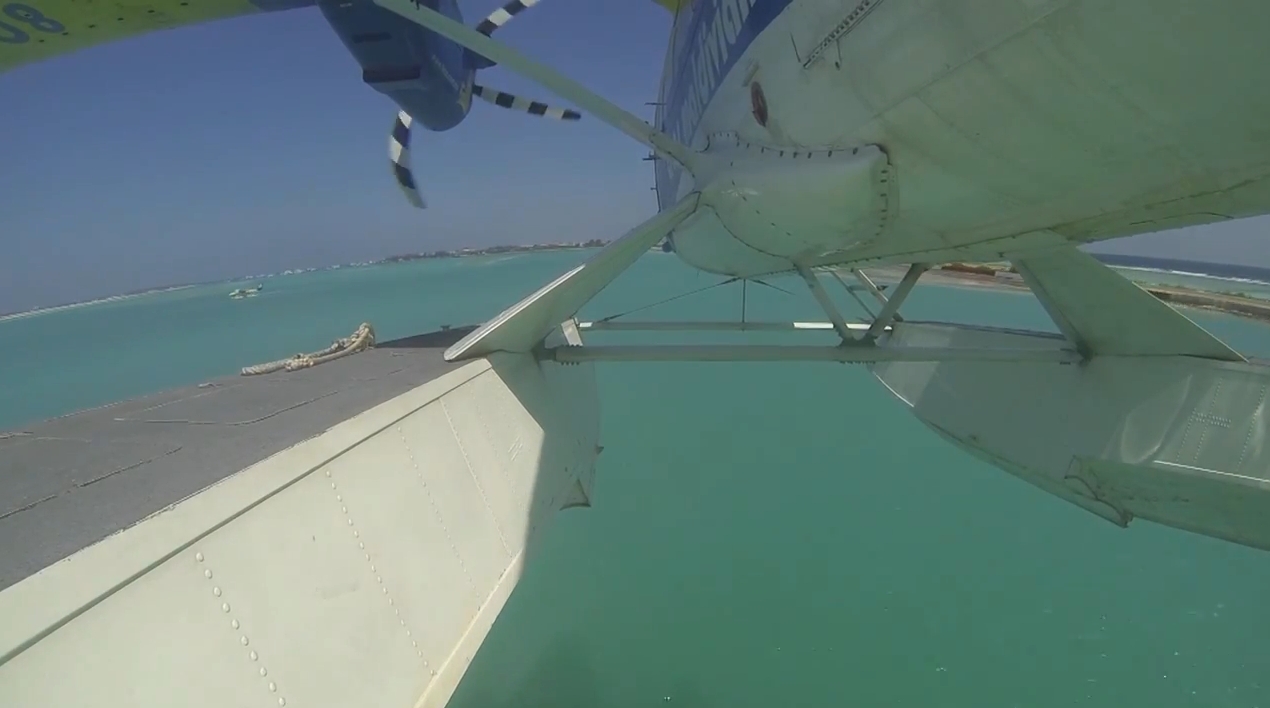 FloatCAM into Malé International Airport