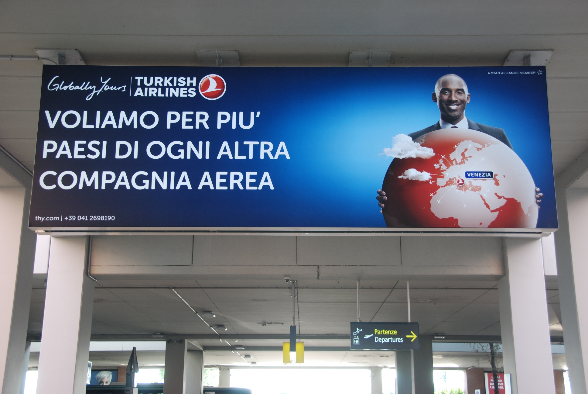 Turkish Airlines Ad @ Venice Marco Polo Airport