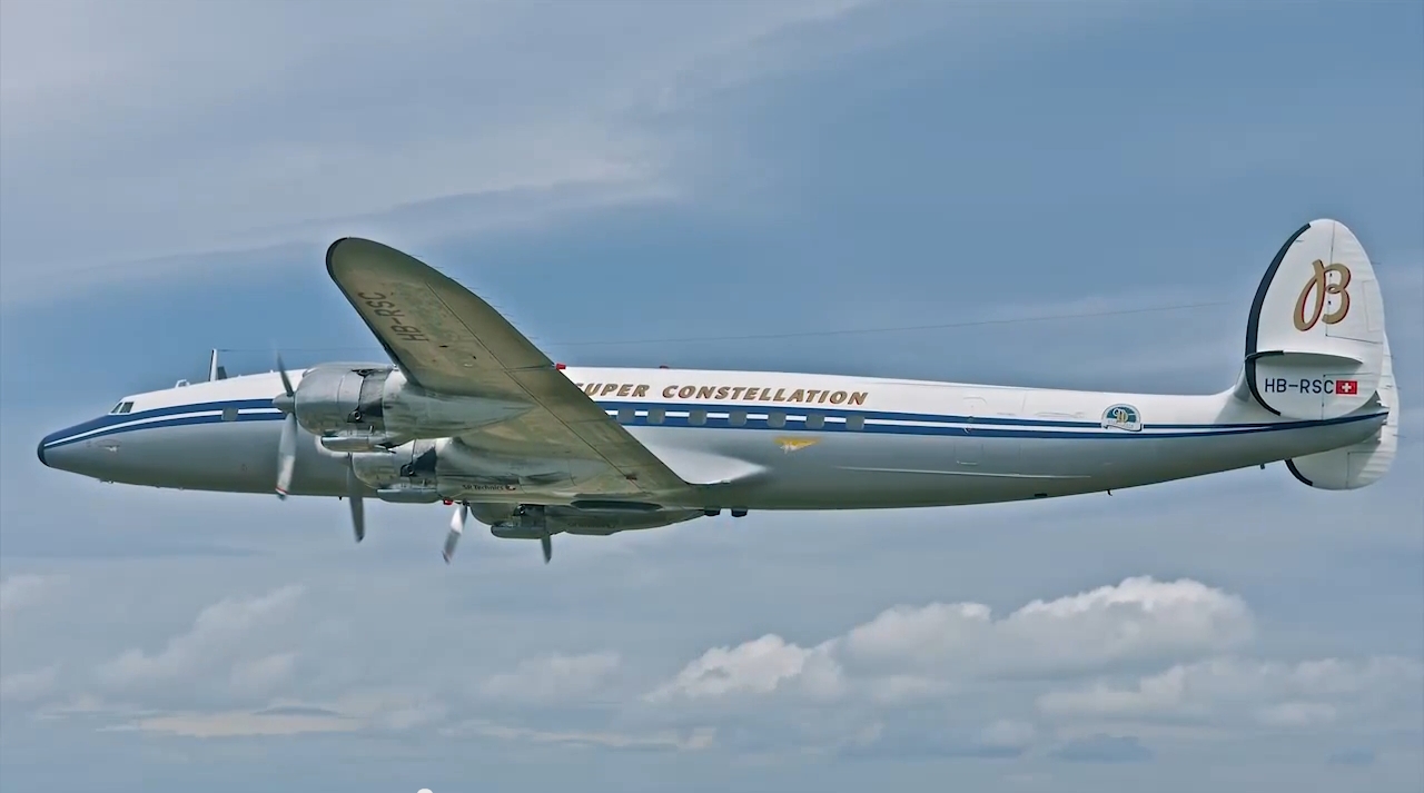 Flying on the Breitling Super Constellation