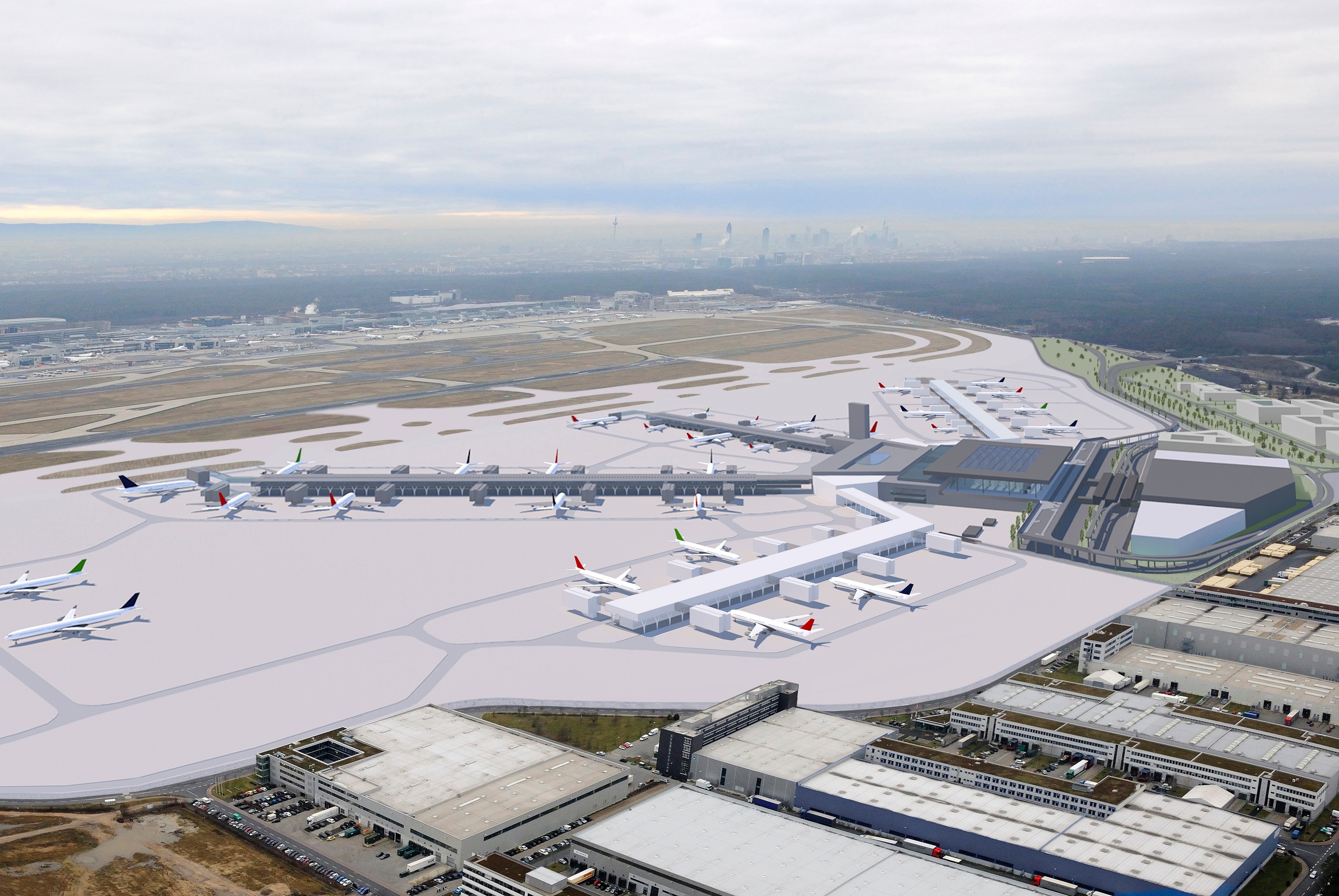 Frankfurt Havalimanı, Üçüncü Terminalin İznini Aldı