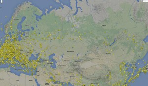 Siberia Flight Radar