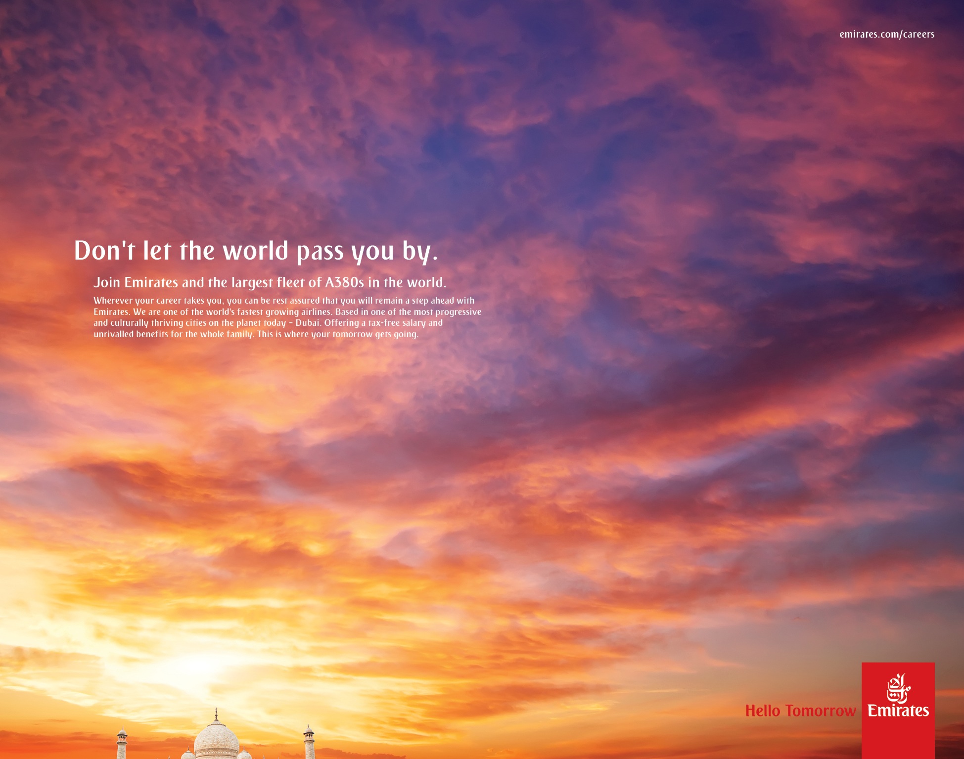 Emirates – Don’t let the world pass you by