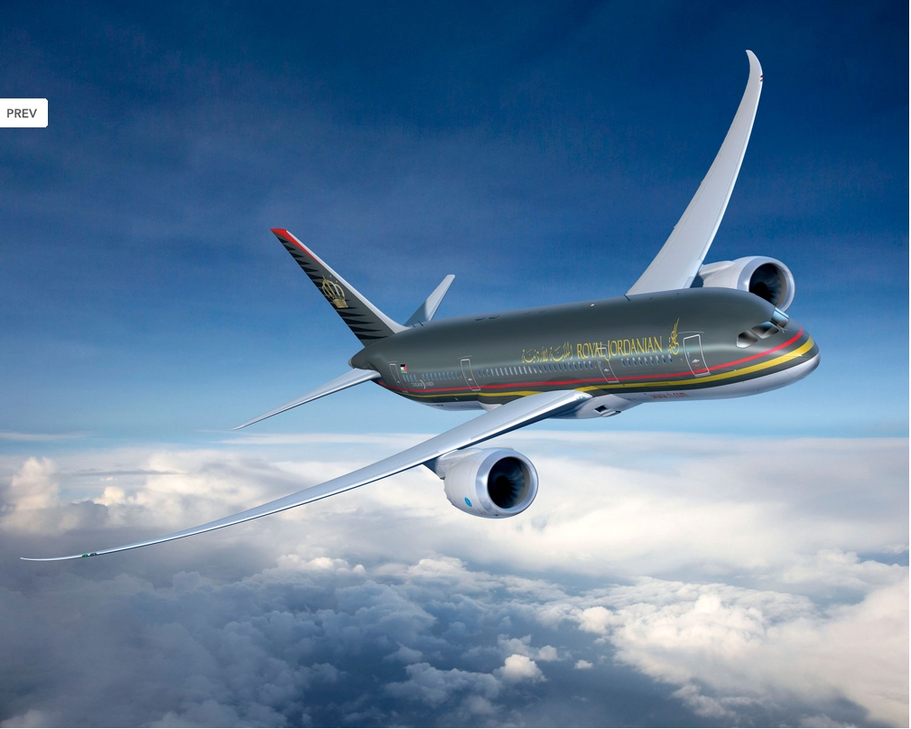Boeing 787 Dreamliner Artık Royal Jordanian Filosunda