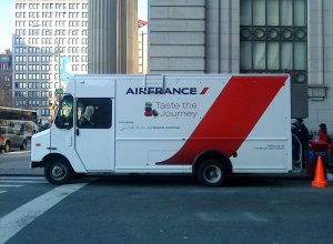 Air France food truck New York Manhattan