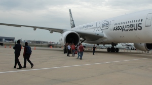 Airbus A350 Istanbul Engine Selfie