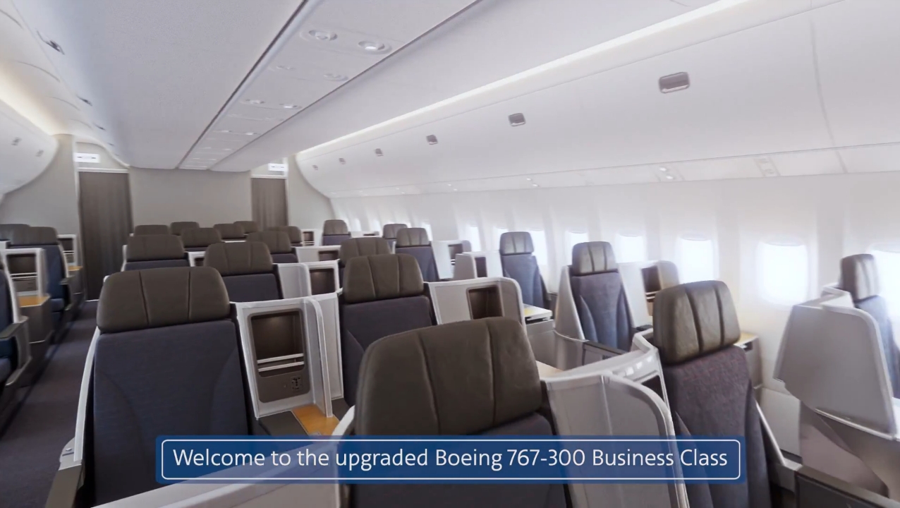 American Airlines Boeing 767 Business Class Seat