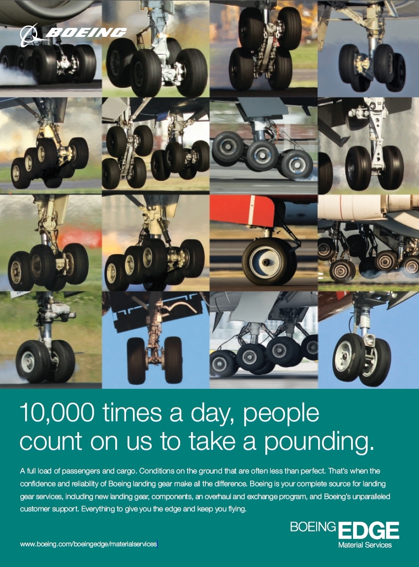 Boeing Edge Material Services – Print Ad