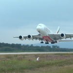 Emirates A380 in FRA