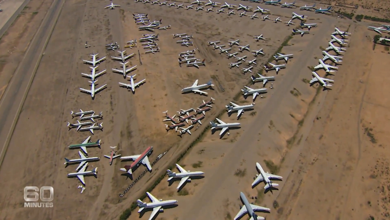 Qantas – Boeing 767 Retirement and Storage in Desert