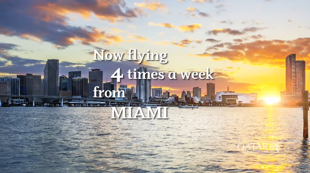 Qatar Airways – Celebrate our launch to Miami