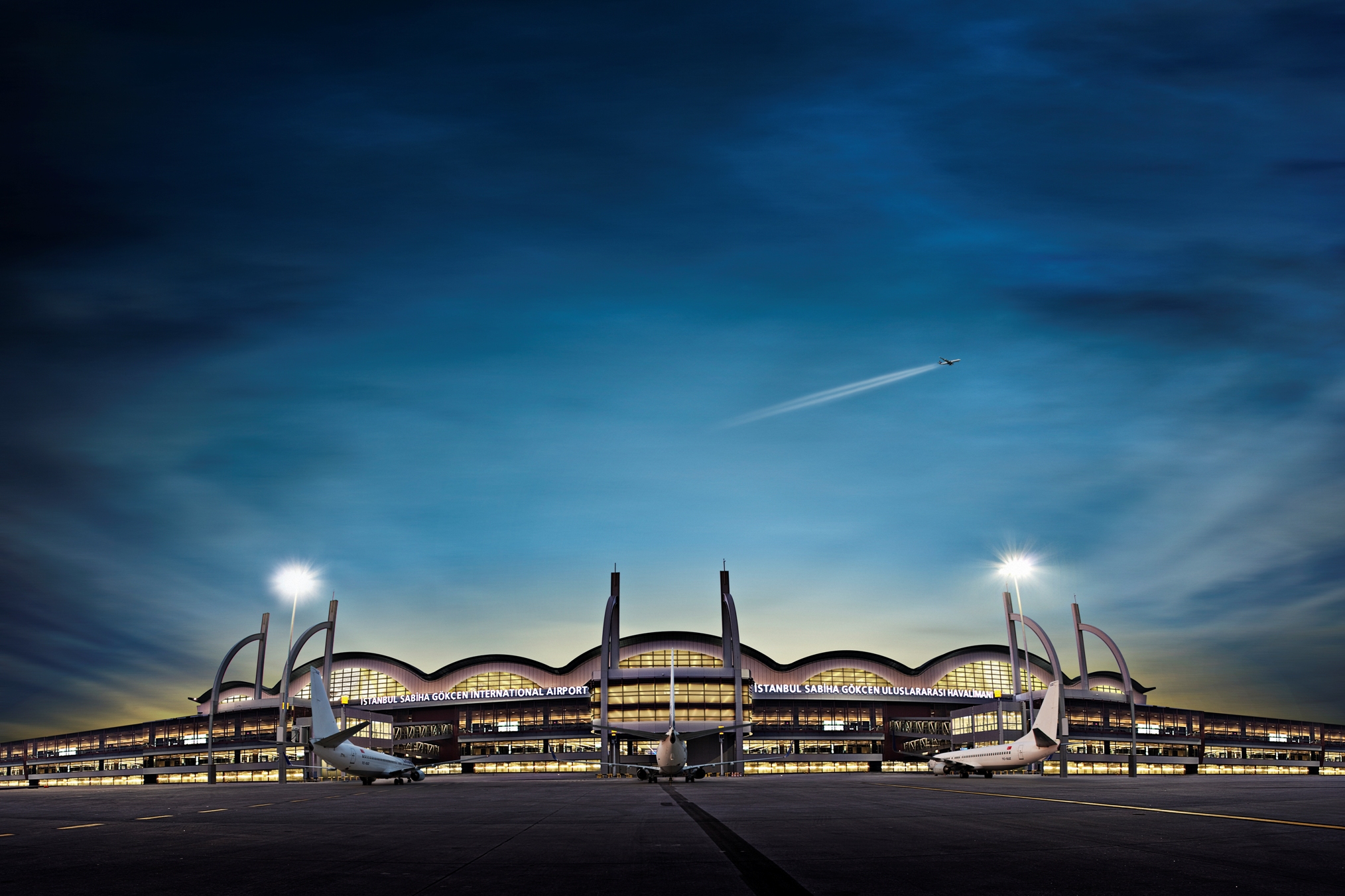 Sabiha Gökçen Havalimanı İç Hatlar Ek Terminal Binası Açıldı