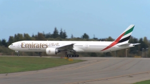 Delivery of Emirates' 100th Boeing 777-300ER Emirates