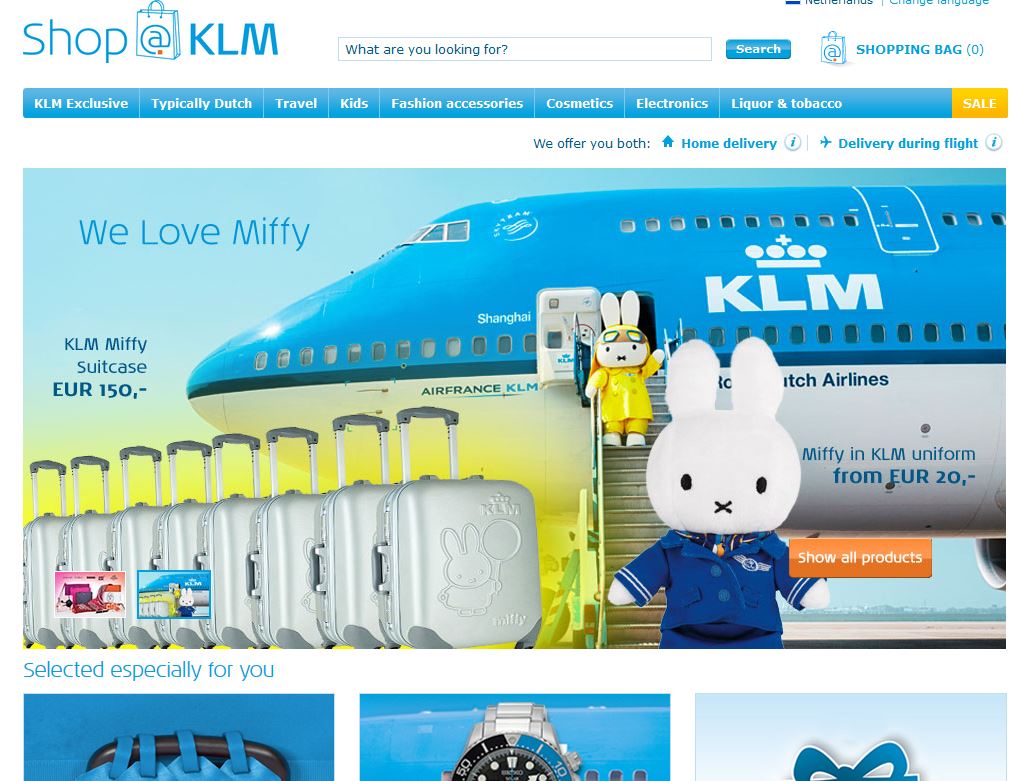 KLM Shop