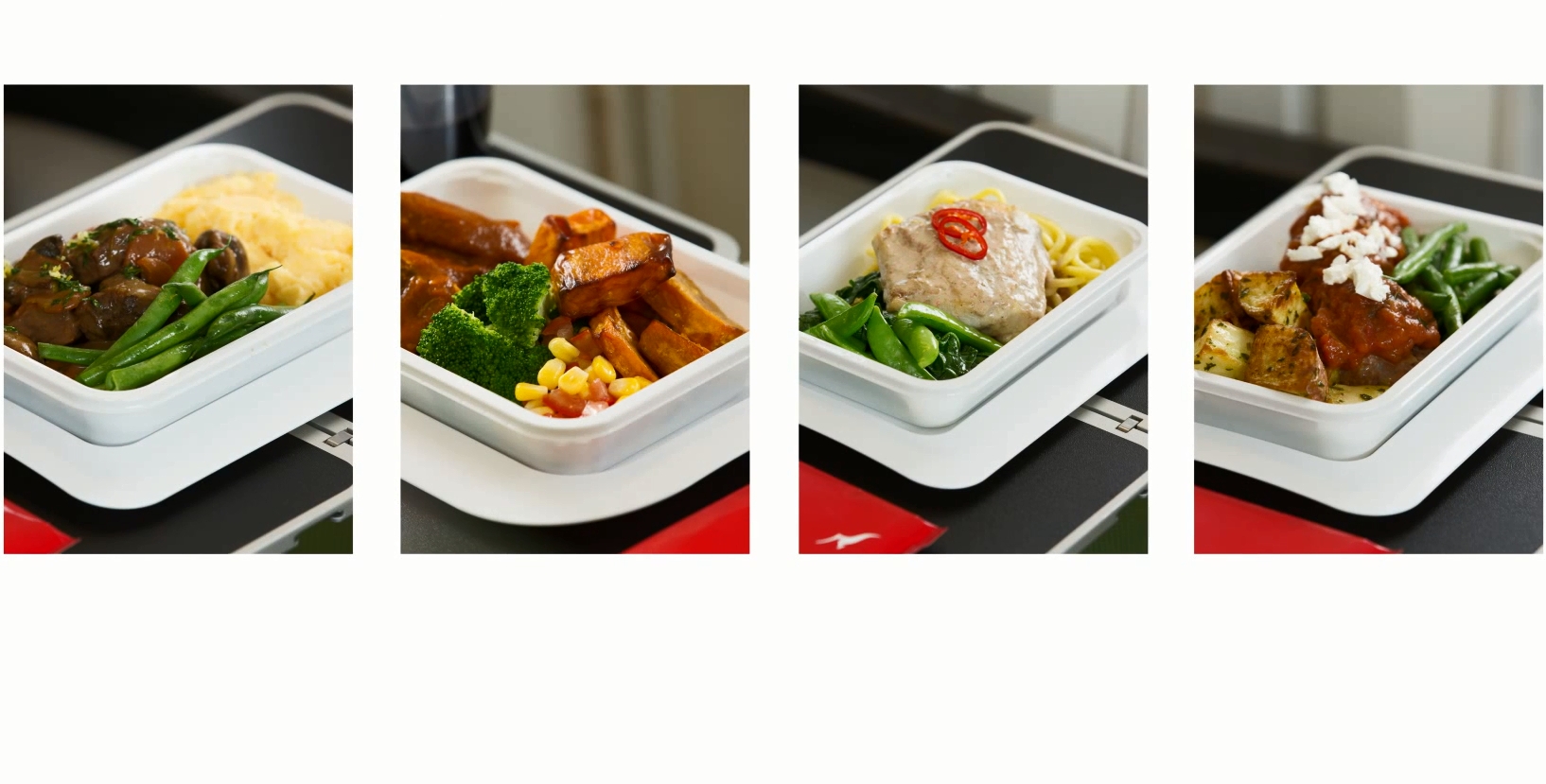 Qantas – The New International Economy Class Dining Experience
