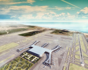 Istanbul_IST_new airport_Grimshaw_aerial-view