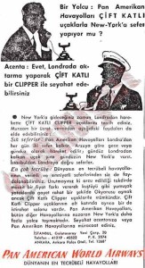 19500723 Pan American World Airways_gazete reklam_Istanbul_Turkiye
