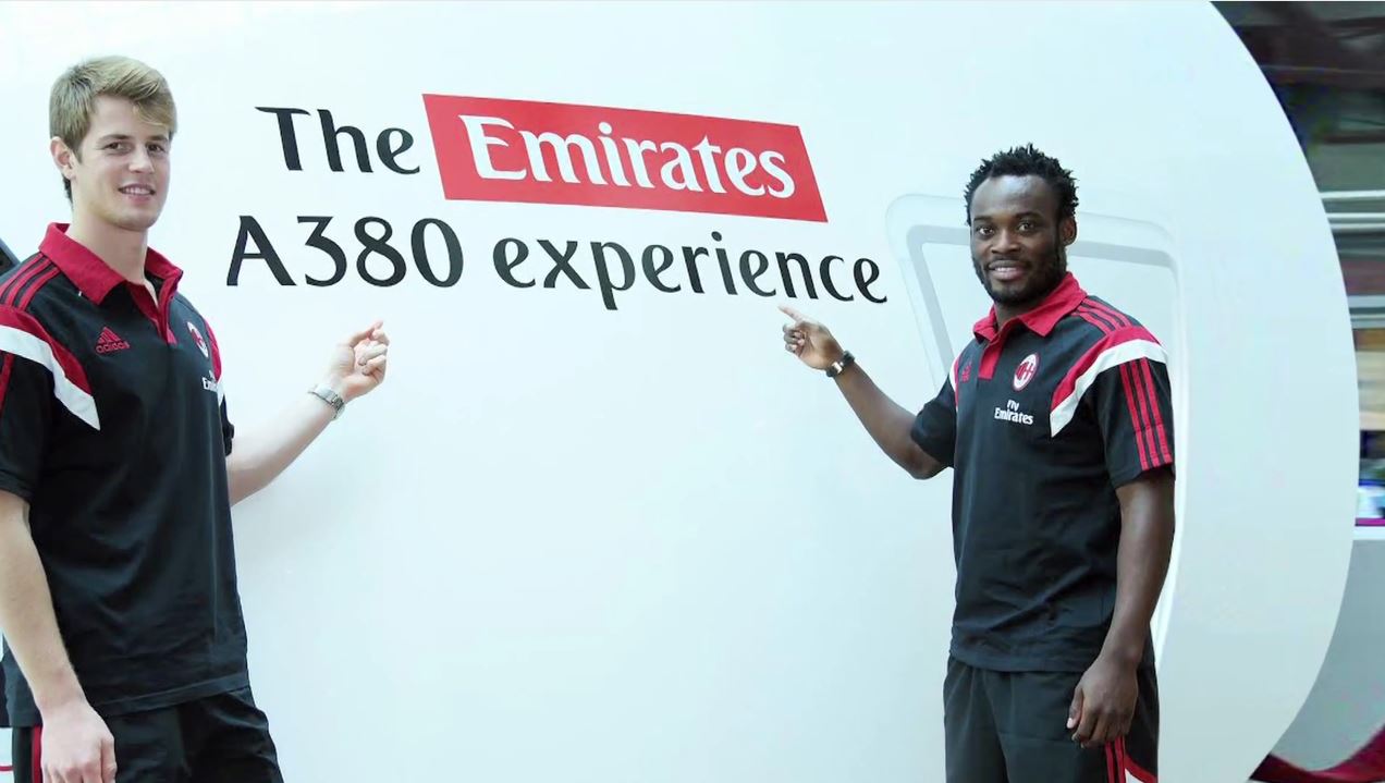 Emirates & A.C. Milan | The Emirates A380 Experience