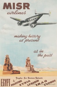MISR Airlines_vintage poster_ad