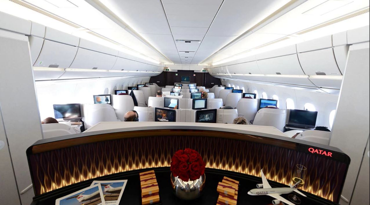 Qatar Airways – Airbus A350-900 World Inaugural Flight Doha to Frankfurt