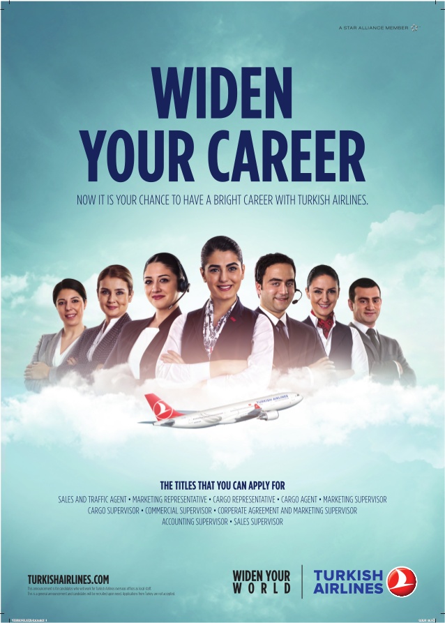 Turkish Airlines Job Announcement: Local Staff