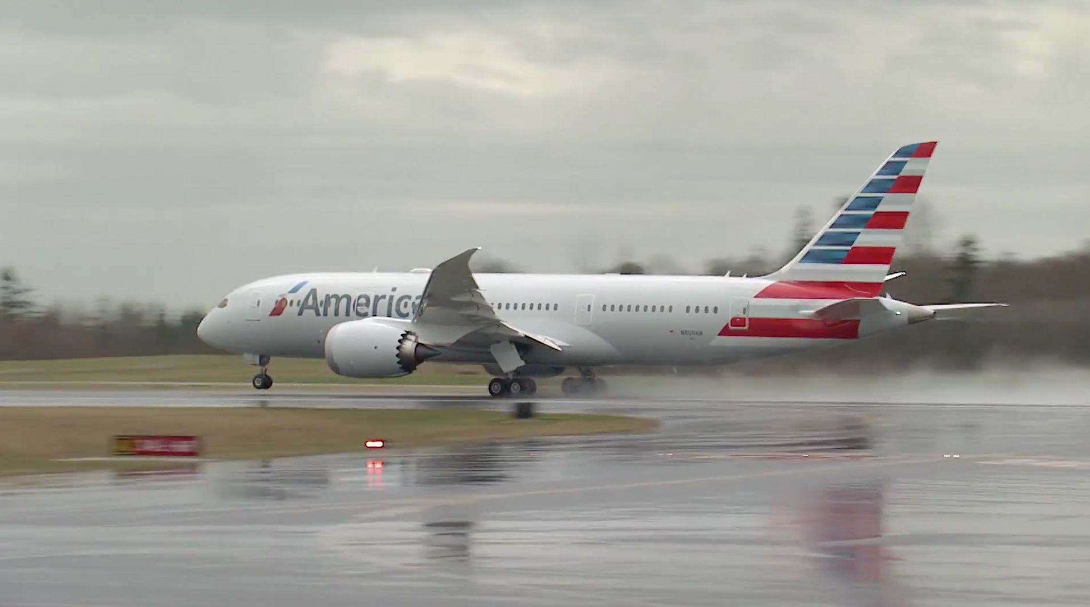 American Airlines – Boeing 787 Dreamliner Inaugural Flight to Chicago