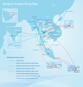 Bangkok Airways_Route Map_22 Jan 2015