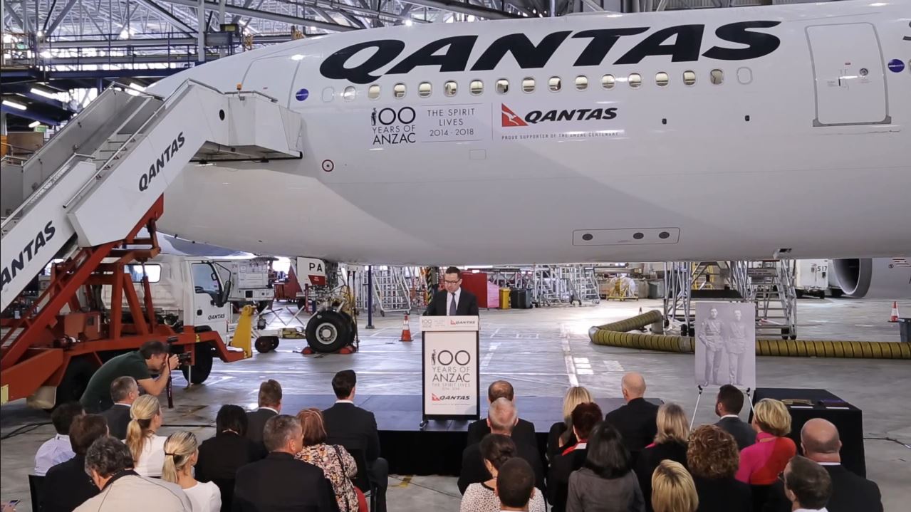Qantas QF100 Crew Share their Connection to the Gallipoli Landings