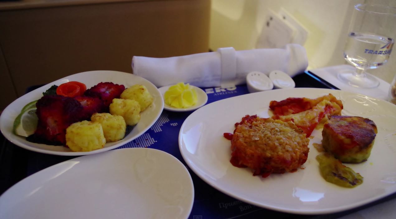 Russian Airline Transaero Business Class Experience