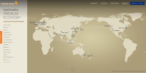 Singapore Airlines_Premium Economy Class_route map_Feb 2015