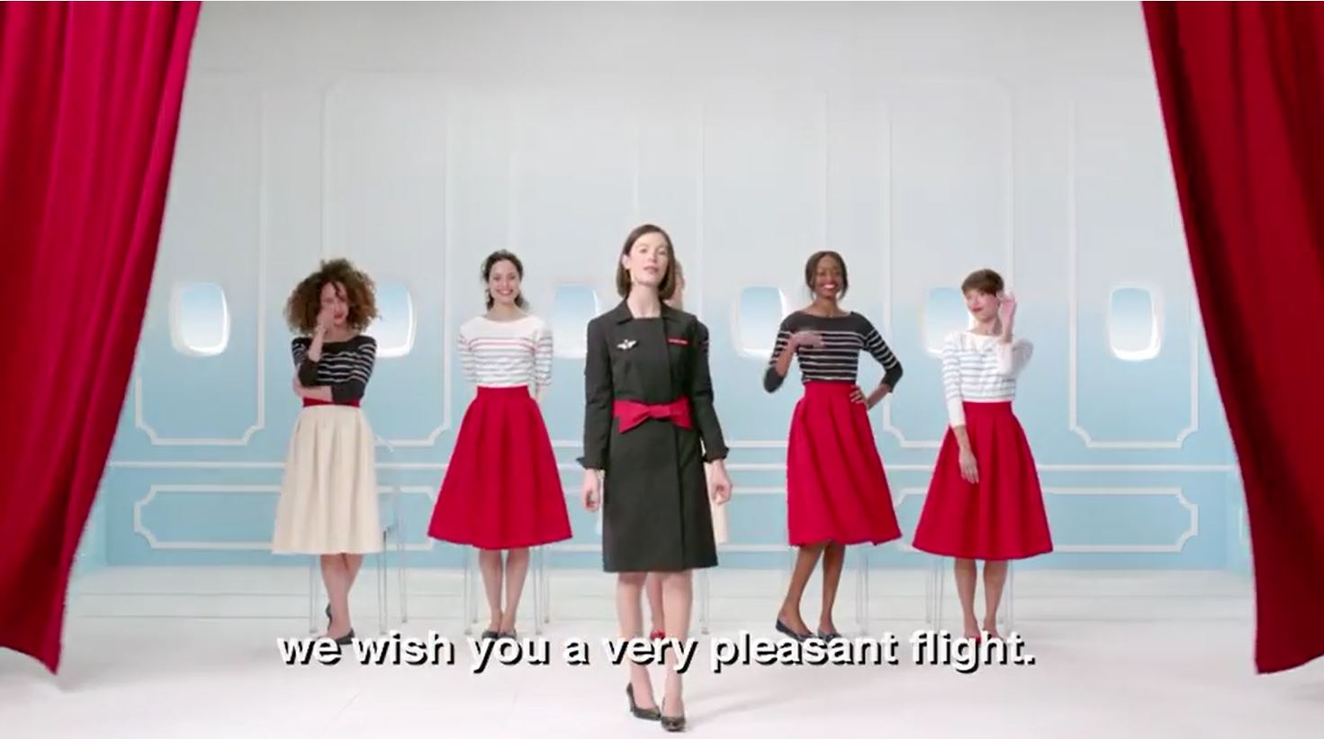 Air France: New Safety Demonstration Video