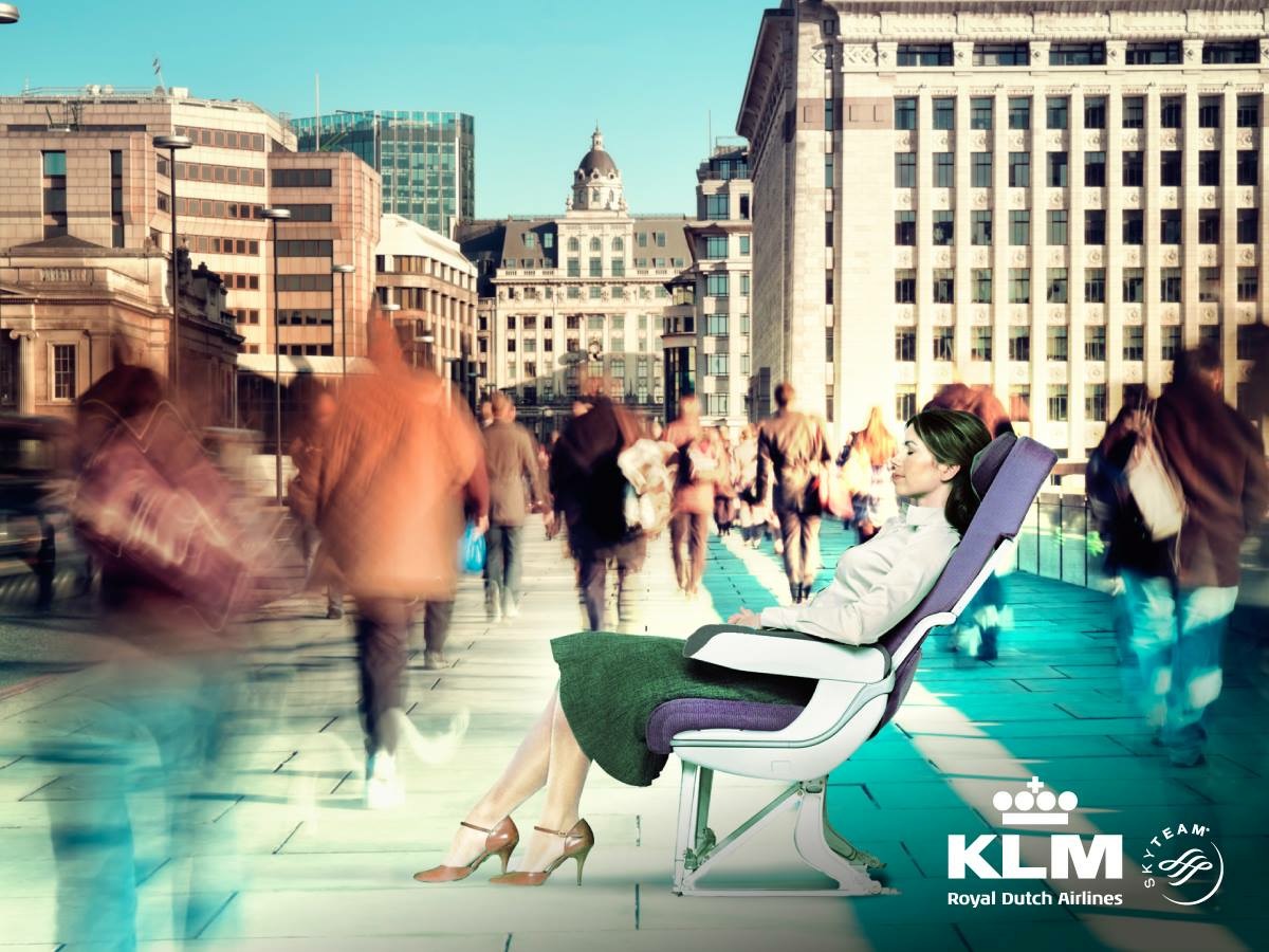KLM Premium Economy Ad