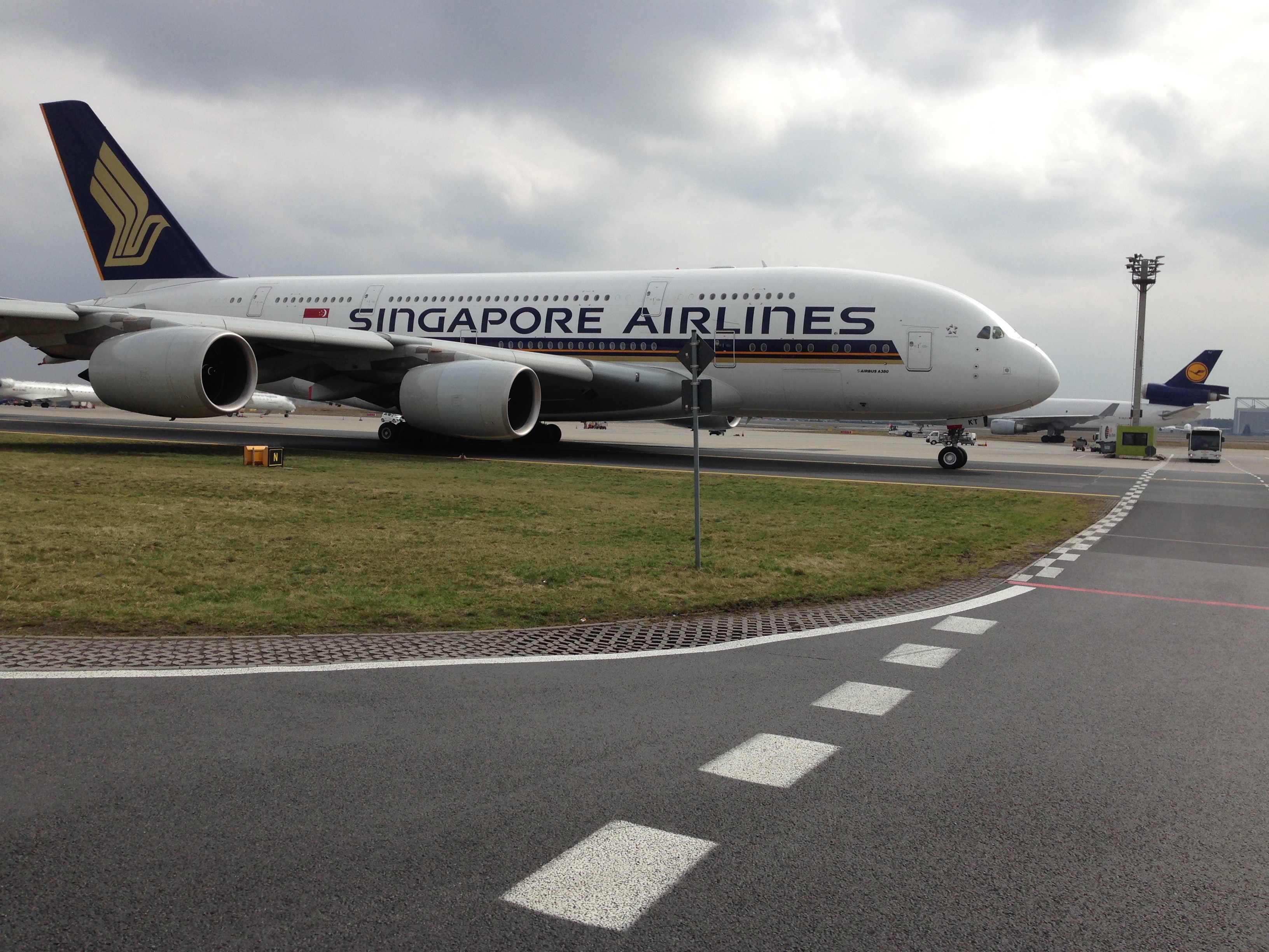 Spotting Singapore Airlines Airbus A380
