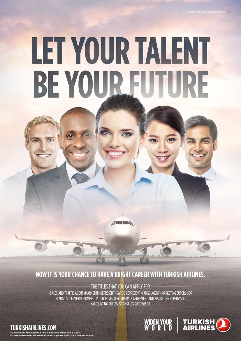 Turkish Airlines Job Announcement: Let Your Talent Be Your Future