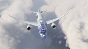 ANA_Star Wars_R2D2_Boeing 787_Livery_Aircraft