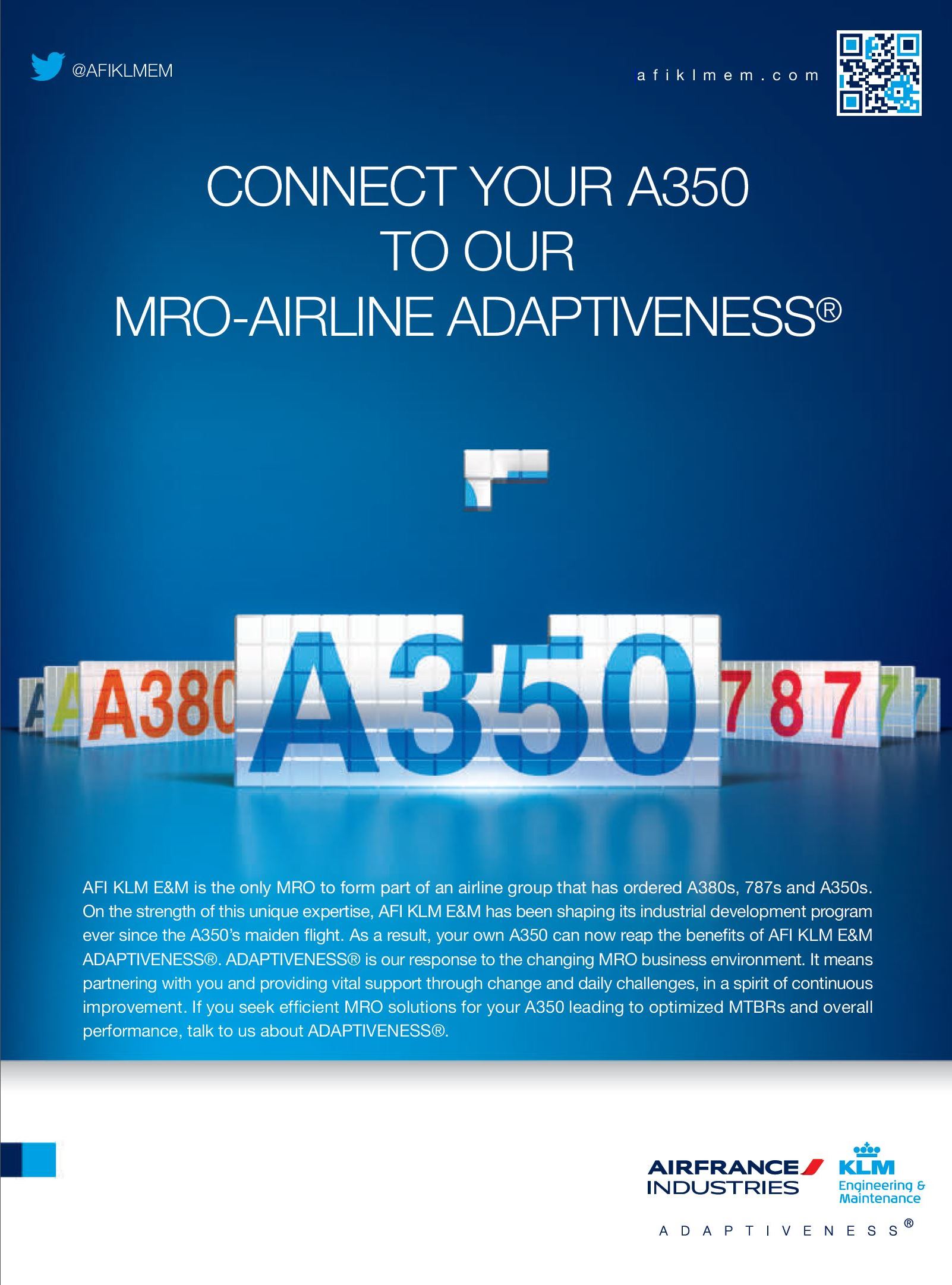 Air France-KLM – Airbus A350 MRO Ad