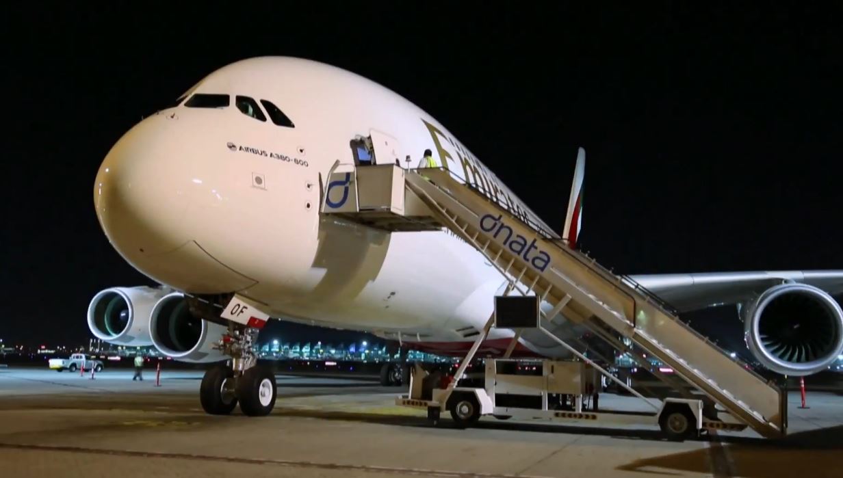 Emirates Airbus A380 Pre-Service Check
