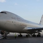Etihad Cargo Boeing 747 with new livery