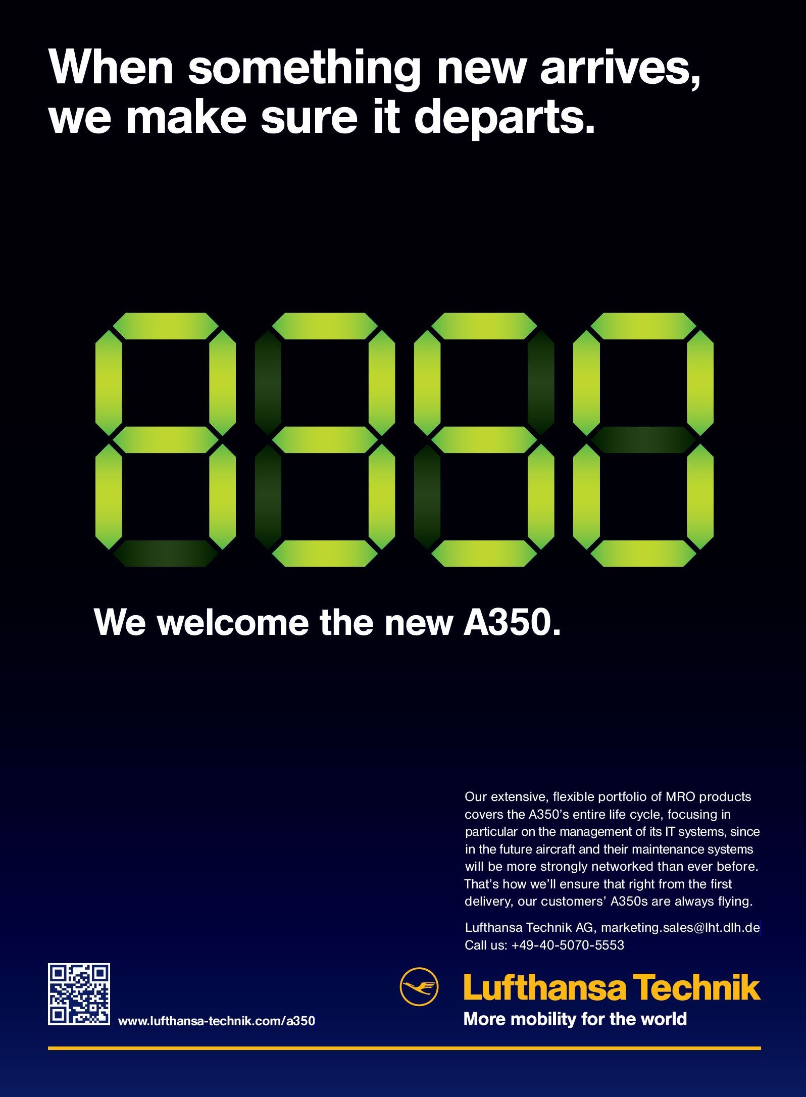 Lufthansa Technik – Airbus A350 Ad