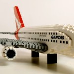 Qantas A380 built with LEGO