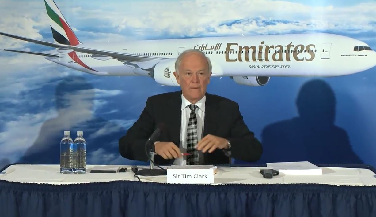 Emirates | Sir Tim Clark media conference on ‘Why the Big 3 U.S legacy carriers are wrong’