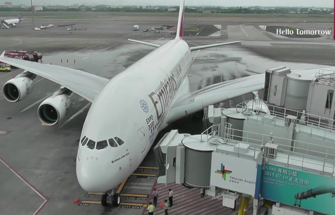 World’s First Commercial Airbus A380 Flight to Taiwan by Emirates