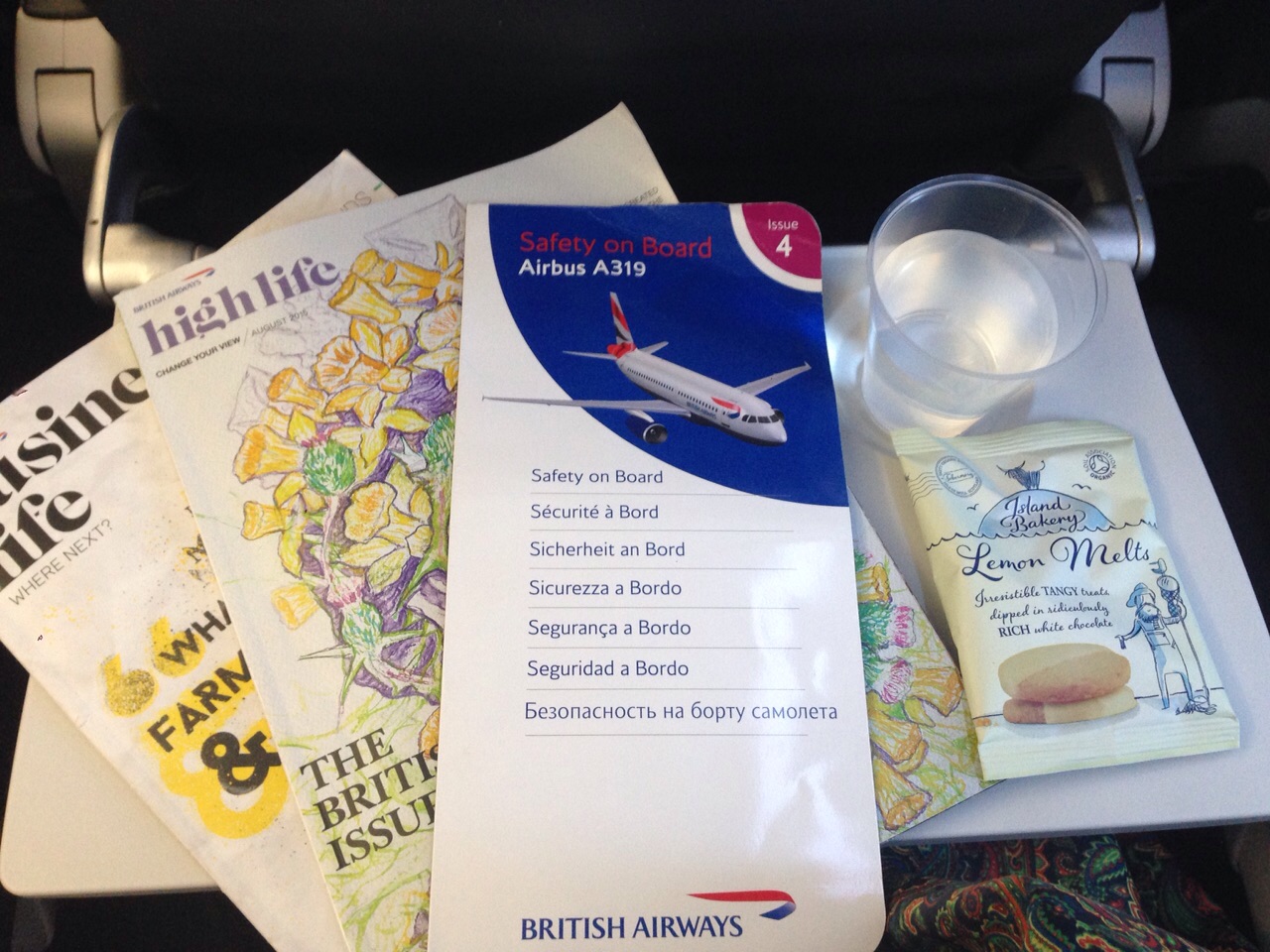 British Airways Inflight Food (London-Dublin)